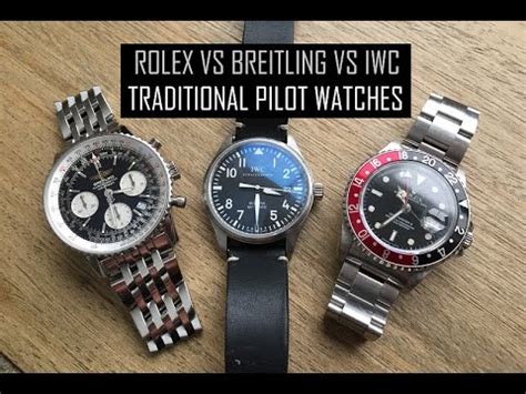 iwc vs breitling|do pilots wear breitling watch.